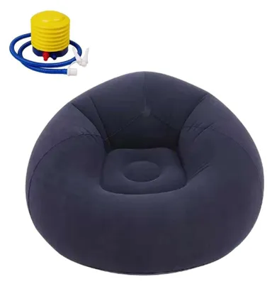 Produktbild von Aufblasbarer Sitzsack mit Fußpumpe für bequemen Sitzkomfort