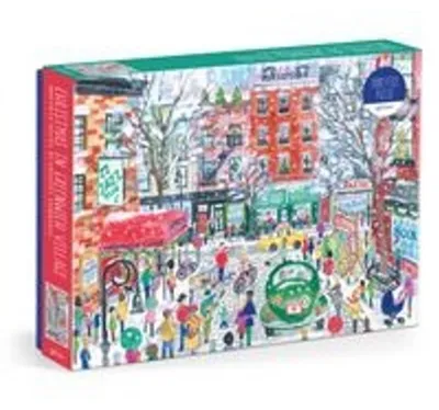 Zdjęcie produktu dla GALISON Puzzle Boże Narodzenie w Greenwich Village 1000 elementów