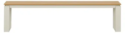 Image de Martinus banc de jardin 180x36 cmReproduction teck.