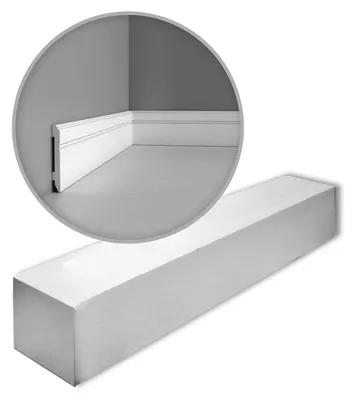 Produktbild von Orac Decor SX105 LUXXUS Zierleisten 1 Karton SET 26 Sockelleiste | 52 m