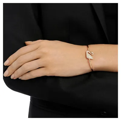 Zdjęcie produktu dla Bransoletka Swarovski SWAN, kolor: CRY/ROS, rozmiar: M, numer modelu: 5142752