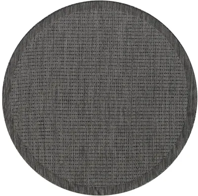 Zdjęcie produktu dla Dywan zewnętrzny GIZA czarny 200 x 200 cm okrągły