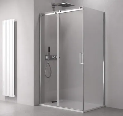 Produktbild von Polysan THRON SQUARE Rechteckige Duschkabine 1500x1000 mm, quadratische Rollen