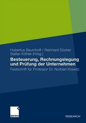 Image de Besteuerung, Rechnungslegung und Prüfung der Unternehmen