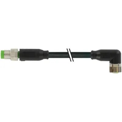 Immagine prodotto di 7000-88031-6110030 - Connettore Murr M8 0° a M8 90°
