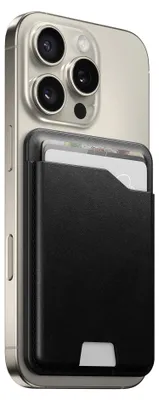 Immagine prodotto di Portafoglio MagSafe in pelle Horween Nomad con Find My Black