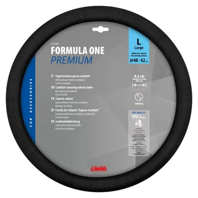 Imagen del producto de LAMPA 32985. Funda para volante de Fórmula 1, color