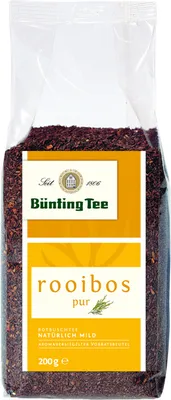Produktbild von Bünting Tee Rooibos Pur afrikanisch fein aromatisch Loser Tee 200g