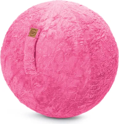 Produktbild von Sitzball Gymnastikball Sitting Ball zum Aufpumpen Fluffy pink Ø 65 cm