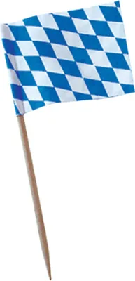 Produktbild von Flaggenpicker Bayern, 250 Stück