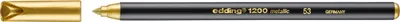 Image de Edding 41200053 1200 Feutre de coloriage métallique - 1 - 3 mm, or