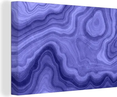 Produktbild von OneMillionCanvasses® - Leinwandbilder - 150x100 cm, Achatstein - Marmor - Abstrakt - Kristalle, Wandbilder Kunstdruck Wanddekoration - Foto auf Leinwand - Gemälde auf Holzrahmen