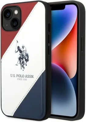 Immagine prodotto di Us Polo Ushcp14Mpso3 Iphone 14 Plus / 15 Plus 6,7 Biały / Bianco Tricolore in rilievo