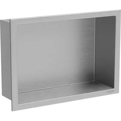 Obrázok produktu pre Mexen X-Wall-R zapustená polička s okrajom 30 x 20 cm, inox - 1910302010