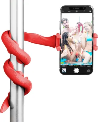 Zdjęcie produktu dla Celly Snake, Uniwersalne, Czerwony, Dowolna marka, Silikon, 6 cm, 8,5 cm