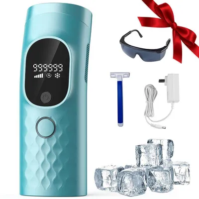 Produktbild von IPL Haarentferner Laser Epilierer mit Kühlfunktion 999999 Lichtimpulse für Gesicht Körper Achseln Bikini Damen Herren