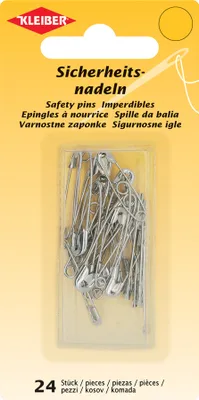 Produktbild von KLEIBER Sicherheitsnadeln Farbe: silber