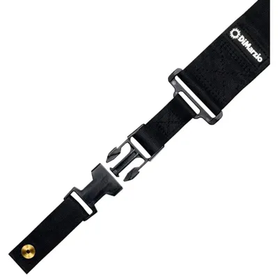 Produktbild von DiMarzio Elastic ClipLock Guitar Strap Black Elastic DD2300BK