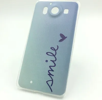 Produktbild von Handyhülle Schutzhülle für Microsoft Lumia 950 Case Cover Bumper Etuis Silikon Blau