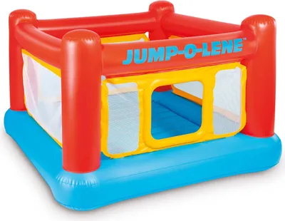 Produktbild von INTEX 48260NP - Jump-O-Lene - Hrací domeček (174x174x112) Skákací hrad hrací domeček pro děti
