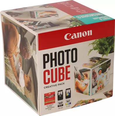 Obrázok produktu pre Canon Photo Cube Creative Pack - 2 balenia - čierna, farebná (azúrová, purpurová, žltá)