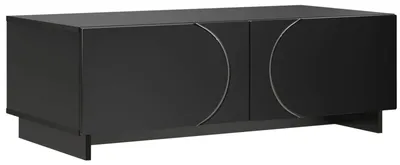 Imagen del producto de Mesa de centro Negro 102 x 50,5 x 35 cm Madera de ingeniería
