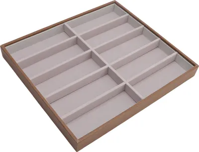 Obrázek produktu pro Sluneční brýle Display TrayPolyuretanWood Grain Sunglasses Storage Case pro domácí brýle Store 10 mřížek