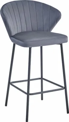 Immagine prodotto di Sgabello Valora GATTA Grigio x1 | Sgabello grigio scuro per casa e ufficio