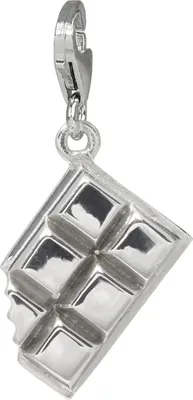 Image de SilberDream 925 Charm chocolat Bracelet en argent véritable Pendentif D2FC723I