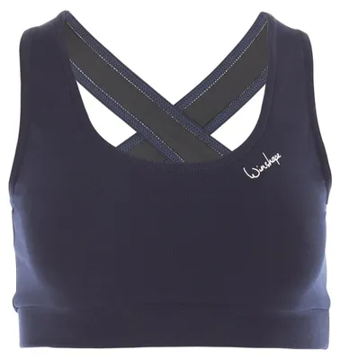 Zdjęcie produktu dla WINSHAPE Damski biustonosz sportowy, model WVR4, z otwartym tyłem i dopasowanym krojem