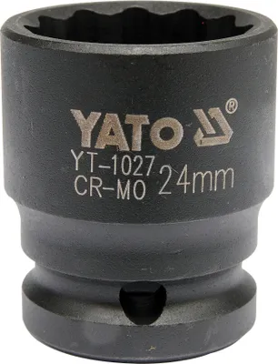 Produktbild von Schlagschrauber-Stecknuss 24 mm 1/2" 12-kant für Radnaben