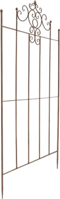 Produktbild von Klassisches Metall-Klettergerüst – Gärtnerstruktur – stilvolles freistehendes Design | Farbe: Antikbraun
