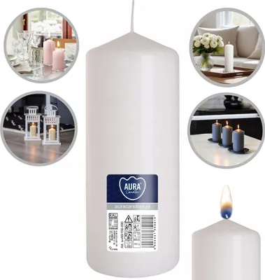 Immagine prodotto di Cilindro a candela AURA bianco 48h sw60/150-090