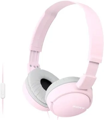 Obrázek produktu pro Sony MDR-ZX110AP, Kabel, 12 - 22000 Hz, Hovory/hudba, 120 g, Sluchátka s mikrofonem, Růžová