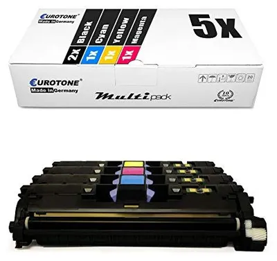 Produktbild von Eurotone 2x Tonerkartusche kompatibel mit HP Q3960A + Q3961A + Q3962A + Q3963A