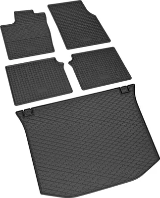 Produktbild von Passgenaue Gummifußmatten und Laderaumwanne von Z4L passend für Jeep Grand Cherokee 2011