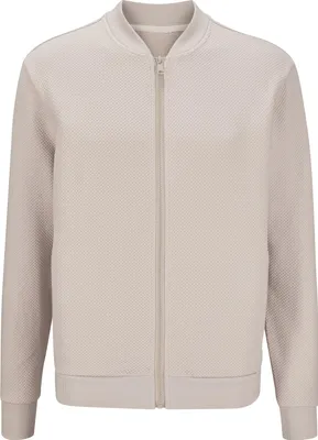 Produktbild von JOHN DEVIN Sweatjacke aus Struktur-Qualität, relaxed fit creme Größe XXL