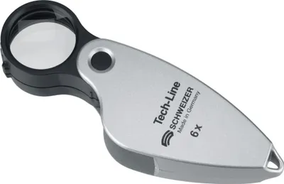 Produktbild von Schweizer Einschlaglupe Tech-Line Vergrößerung 6x Linsen-Durchmesser 22,8mm - 9606