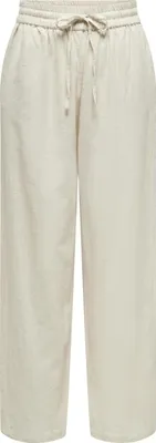 Produktbild von Leinenhose mit Kordelzug und elastischem Bund | L
