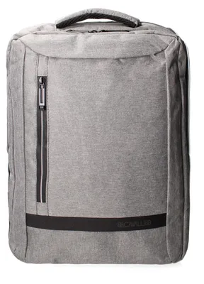 Image de Sac à dos en nylon unie, noir, avec fermeture éclair et plusieurs compartiments multifonctionnels, dimensions : 30 x 43 cm