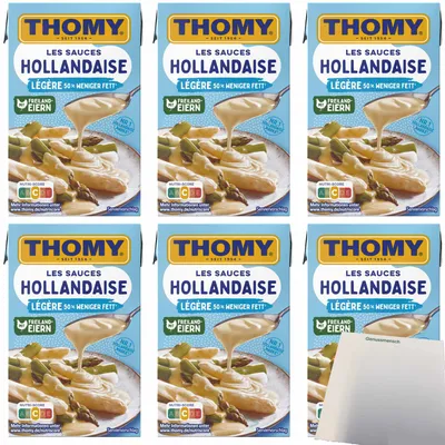 Produktbild von Thomy Les Sauce Hollandaise legere 6er Pack (6x250ml Packung) + usy Block
