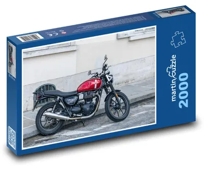 Obrázek produktu pro Puzzle 2000 Červený motocykl Triumph - martinpuzzle