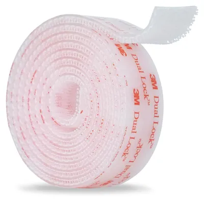 Dual Lock Klebeband 25 mm x 1,2 m transparent wiederlösbar