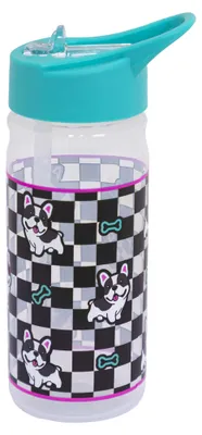Produktbild von Wasserflasche 450 ml für die Schule Schachbretthunde