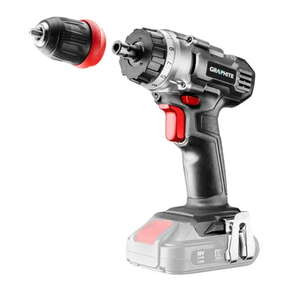 Obrázok produktu pre Akumulátorový vŕtací skrutkovač GRAPHITE Energy+ 18 V, Li-Ion, odnímateľné skľučovadlo 10 mm, bez akumulátora