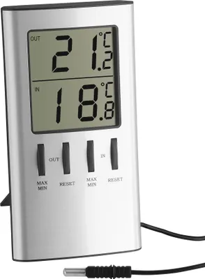 Obrázek produktu pro TFA® 30.1027 Teploměr stříbrný