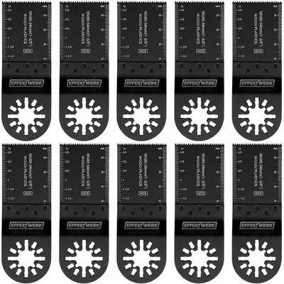 Productafbeelding van Multitool zaagblad - 34 mm - Set van 10 - Universeel - HCS
