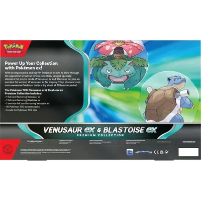 Obrázek produktu pro Pokémon Venusaur ex & Blastoise ex Premium Collection