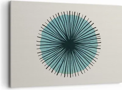 Produktbild von Bild auf Leinwand - Leinwandbild - Einteilig - Auge Abstraktion Modern - 100x70cm - Wand Bild - Wanddeko - Wandbilder - Leinwanddruck - Bilder - Wanddekoration - Leinwand bilder - AA100x70-4224