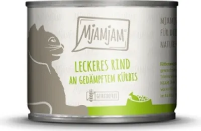 Obrázok produktu pre MjAMjAM 4260512870027, Dospelý, Akékoľvek plemeno, Hovädzie mäso, Tekvica, 200 g, Bez obilnín